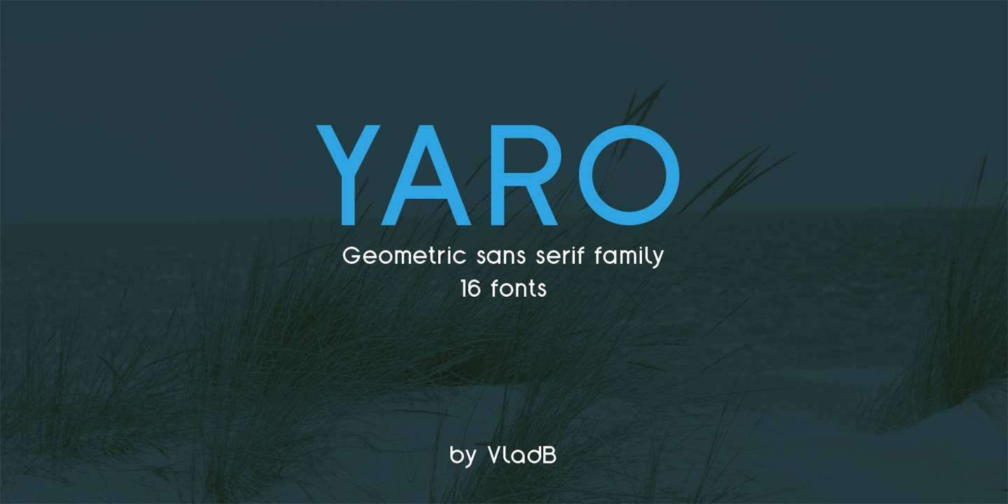 Beispiel einer Yaro-Schriftart